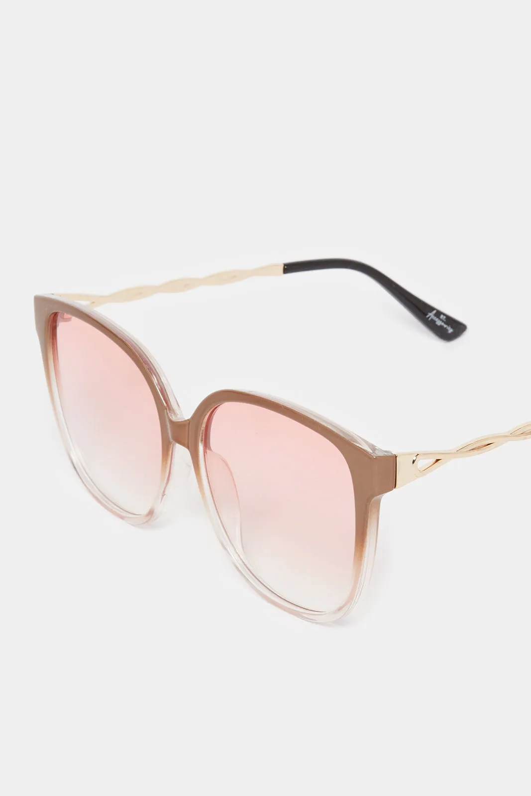 Women Pink Oversize Sunglasses sold by Redtag product image thumbnail 3