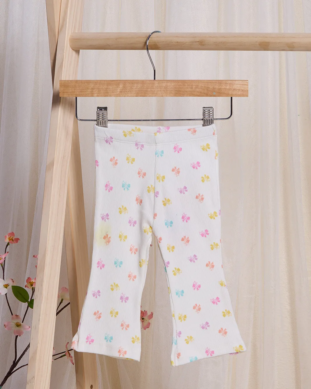 Infant Girls White All Over Print Leggings sold by Redtag