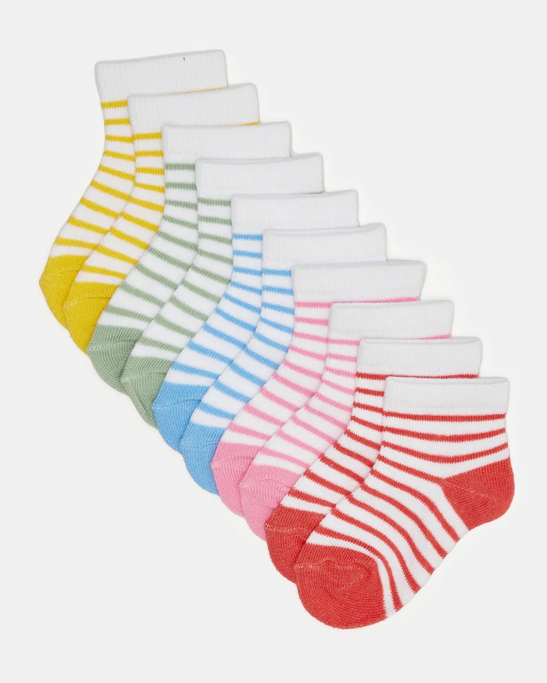 Infant Girls Assorted Ankle Length Socks (Pack Of 5) sold by Redtag