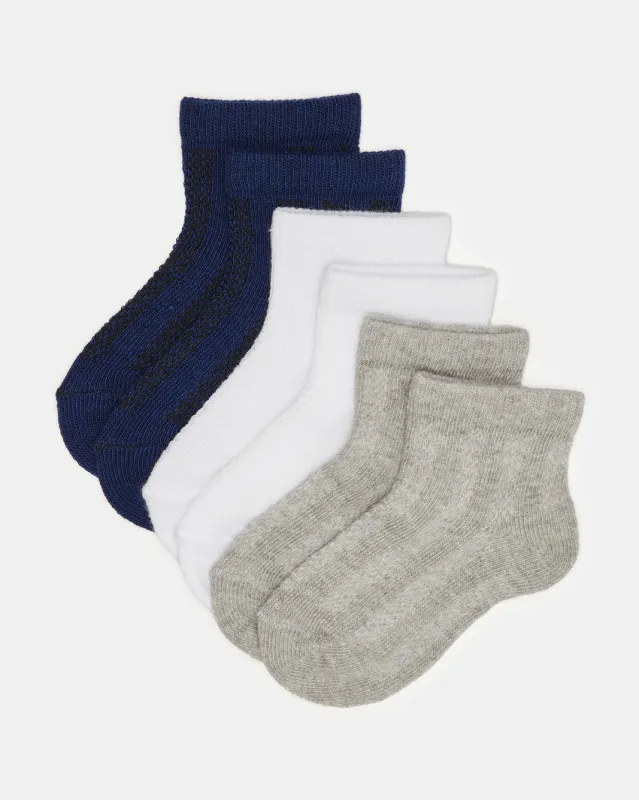 Infant Girls Assorted Ankle Length Socks (Pack Of 3) sold by Redtag