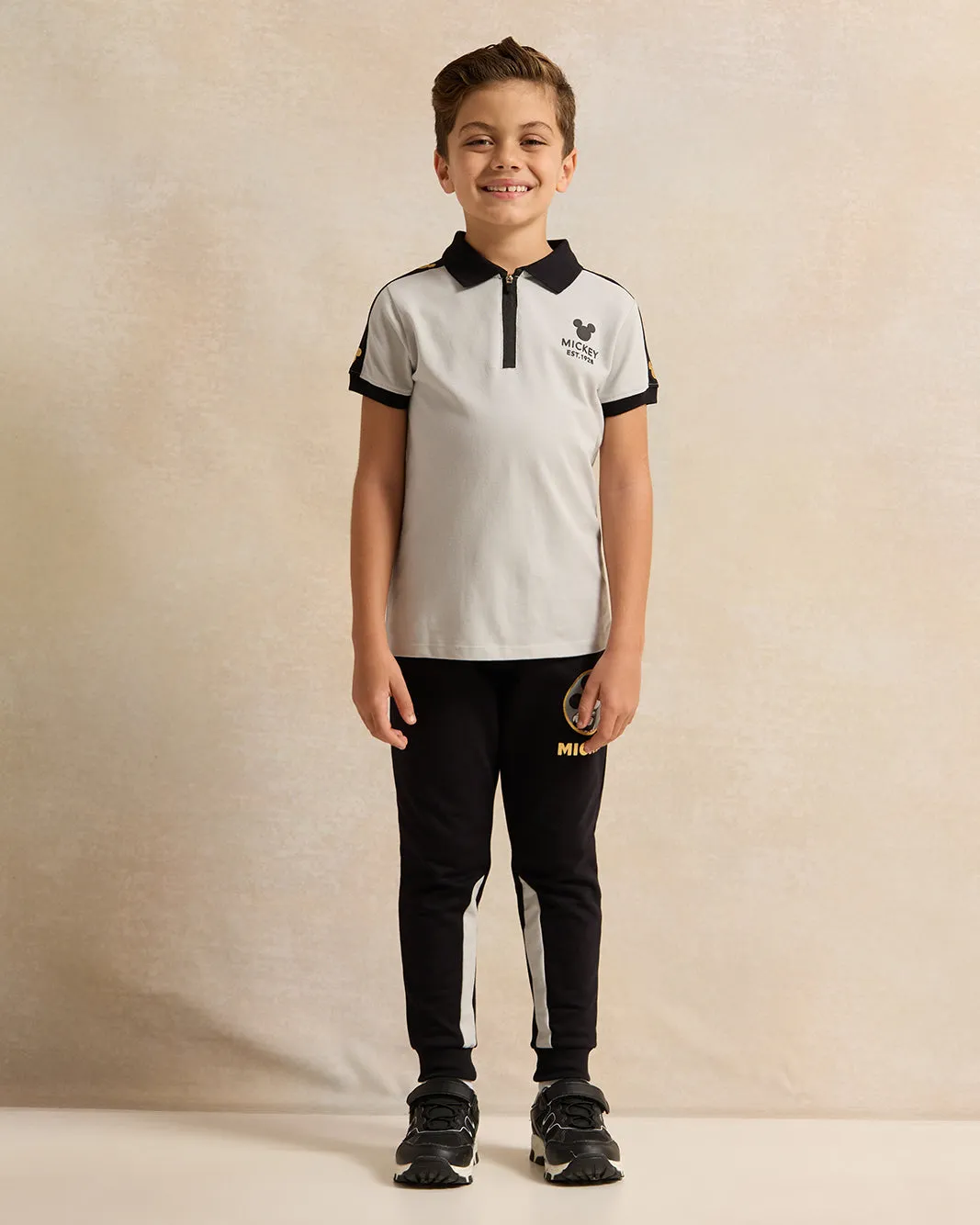Boys White Printed Polo Shirt sold by Redtag product image thumbnail 2