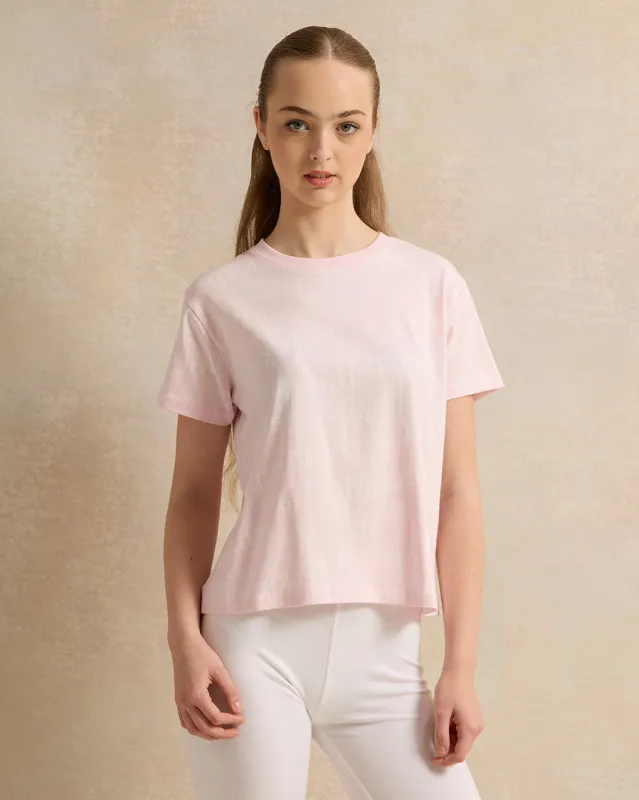 Senior Girls Pink Printed T-Shirt sold by Redtag