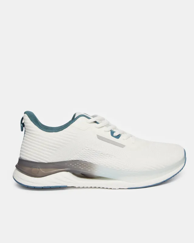 Men White Material Block Trainer sold by Redtag