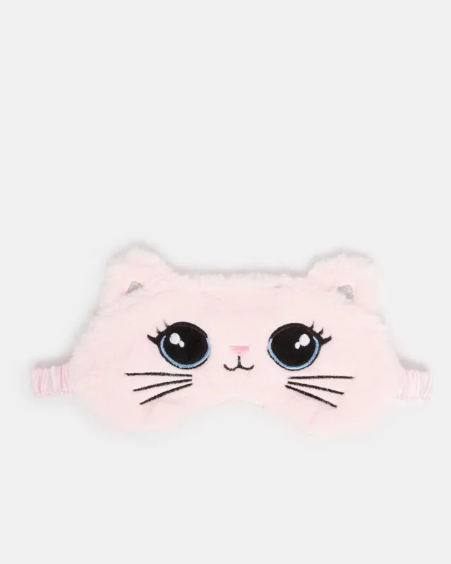 Women Pink Embellished Eye Mask sold by Redtag