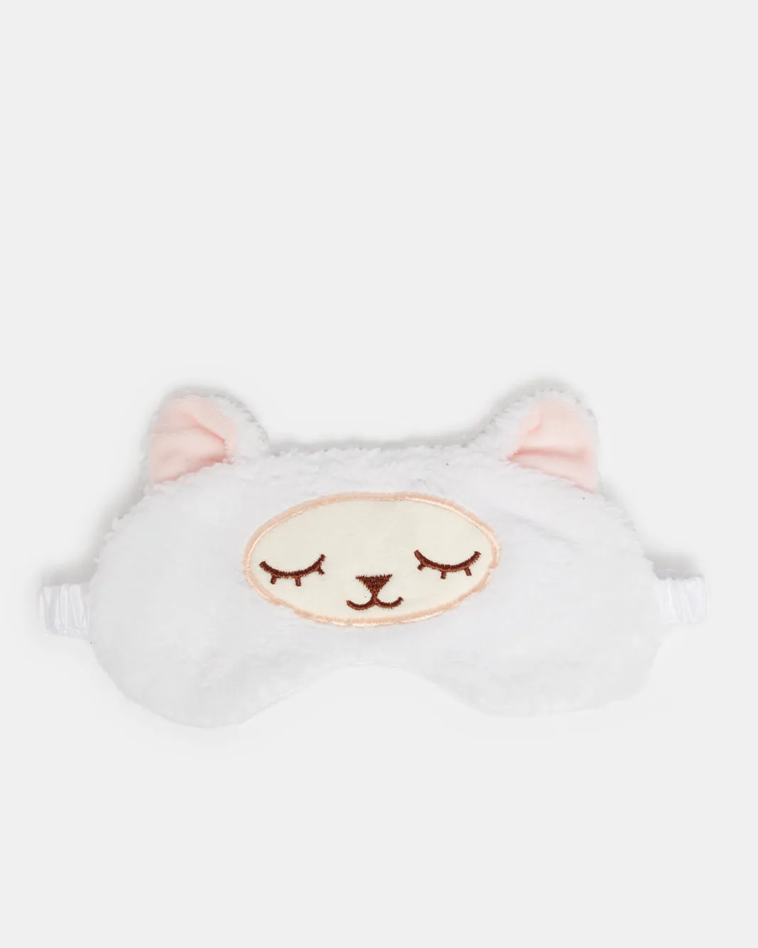 Women White Embellished Eye Mask sold by Redtag