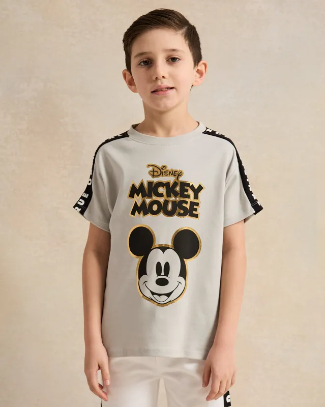 Boys Grey Printed T-Shirt sold by Redtag