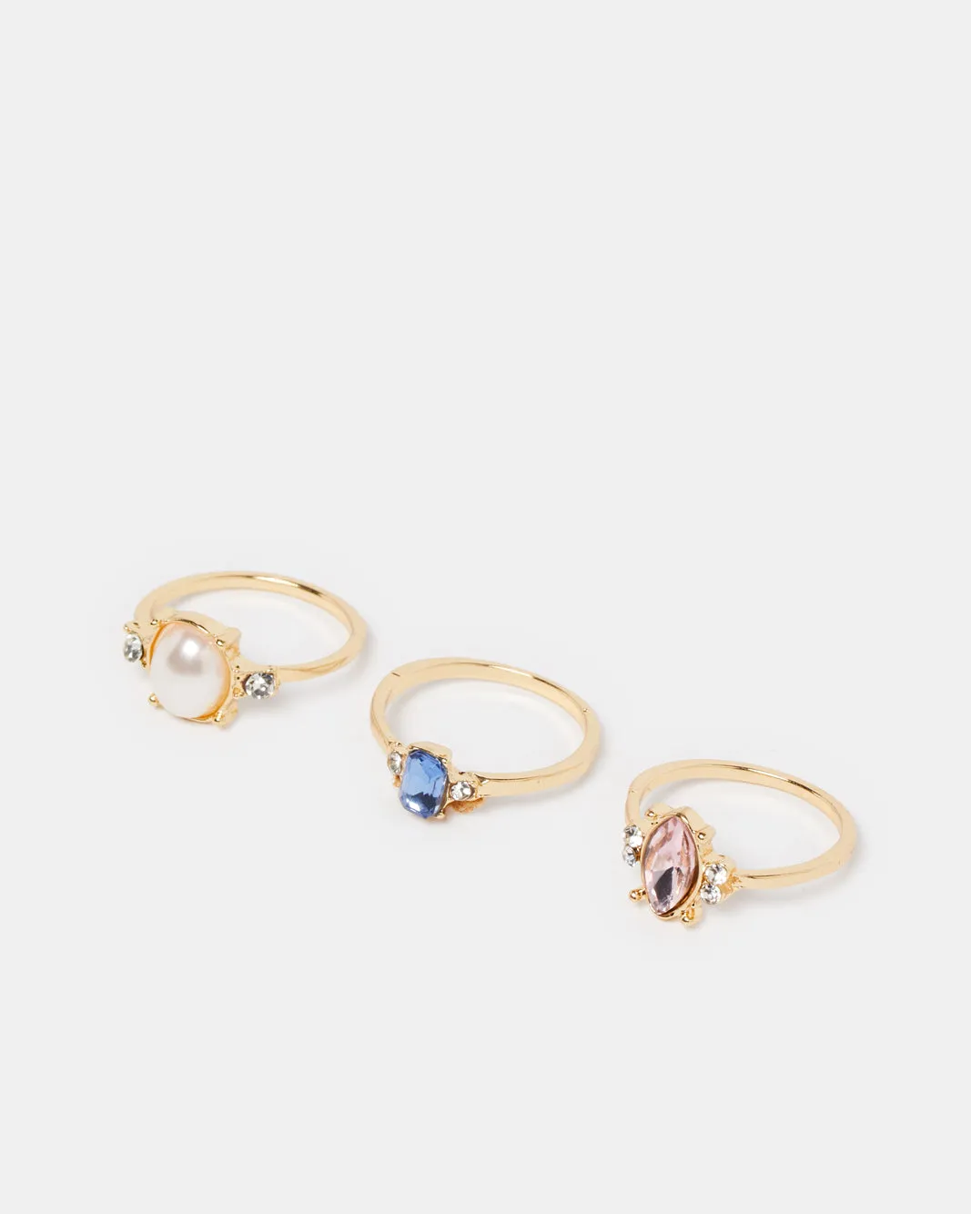 Women Gold Ring Set (3 Piece) sold by Redtag product image thumbnail 2