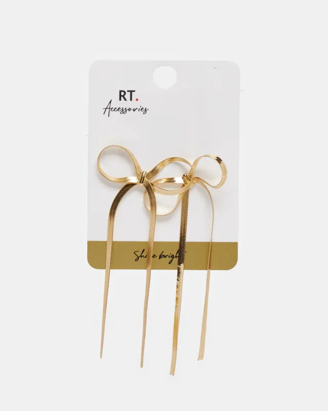 Women Gold Embellished Earring sold by Redtag