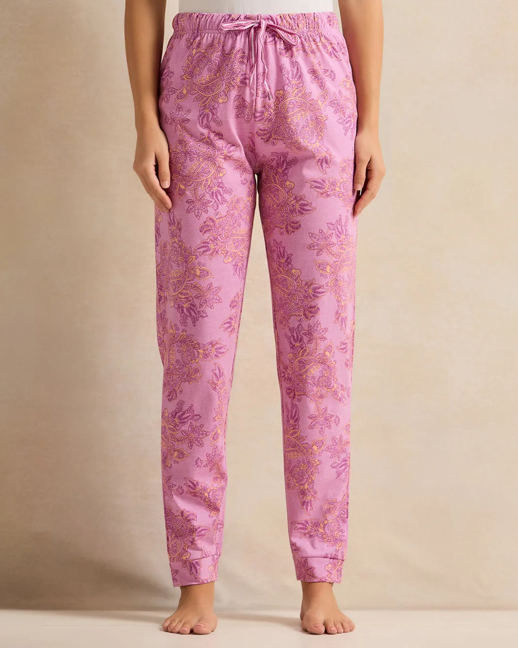 Women White And Pink Printed Pyjama Set (2 Piece) sold by Redtag product image thumbnail 3