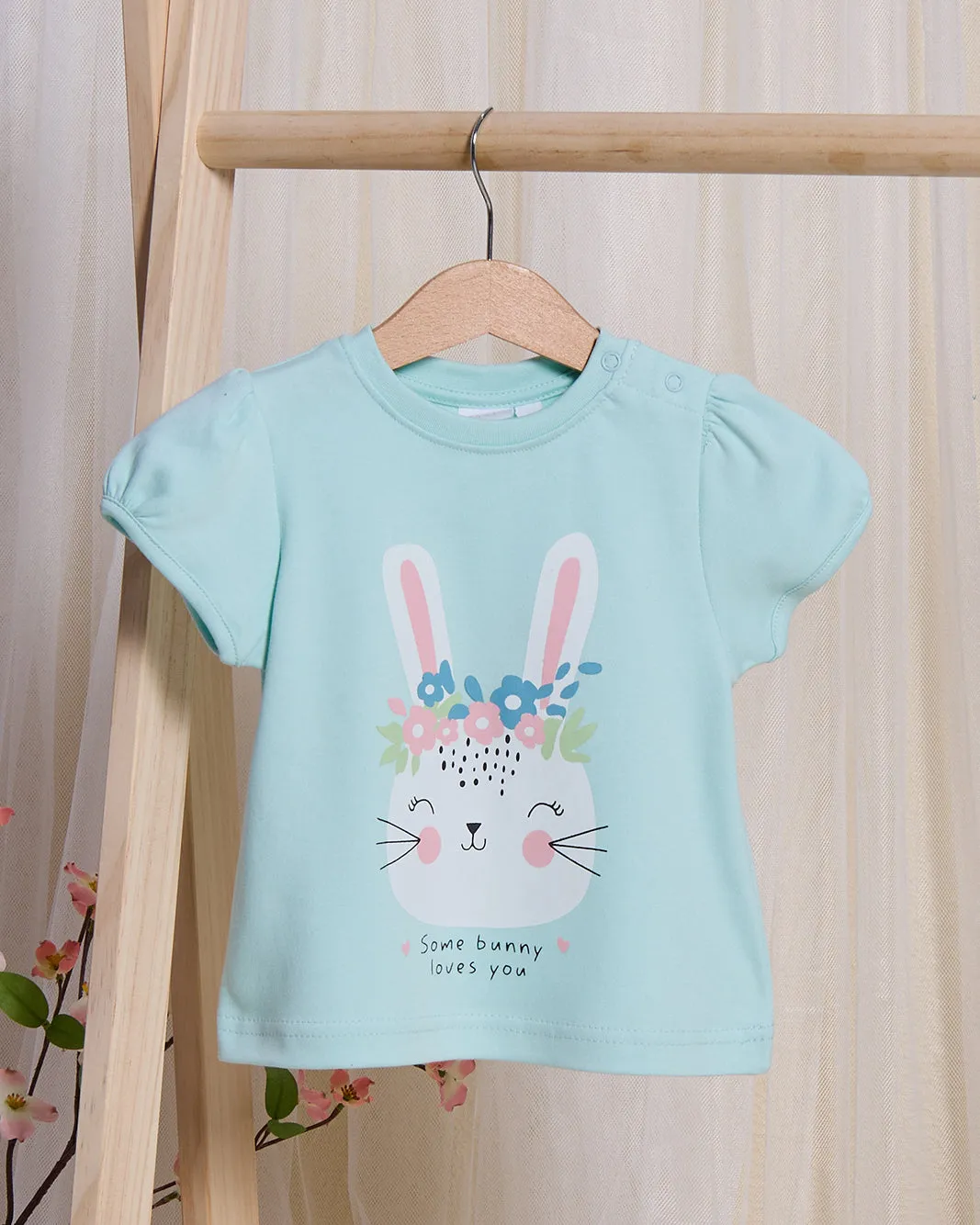 Infant Girls Mint Bunny Print Pyjama Set (2 Piece) sold by Redtag product image thumbnail 2