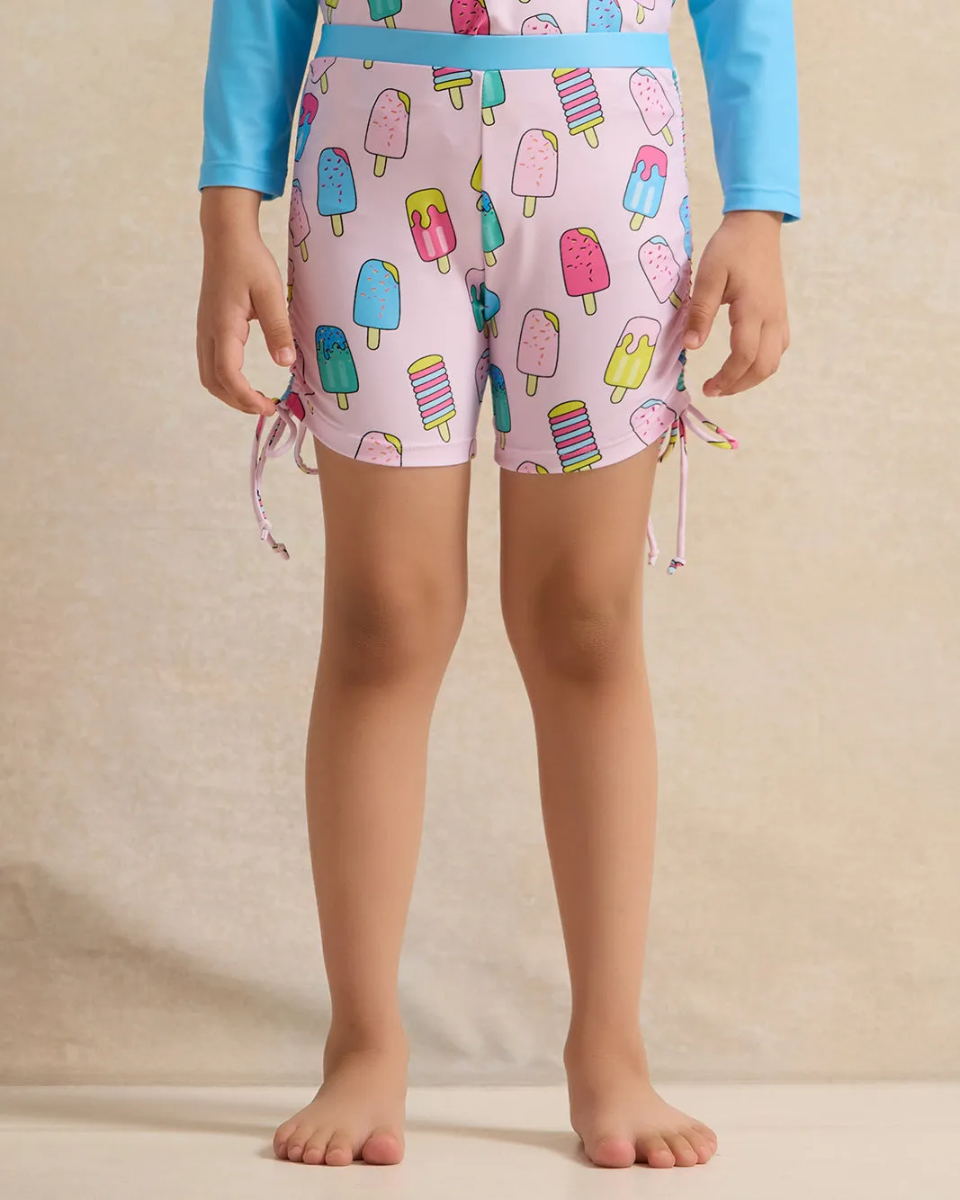 Girls Blue Printed Swimsuit Set (2 Piece) sold by Redtag product image thumbnail 3