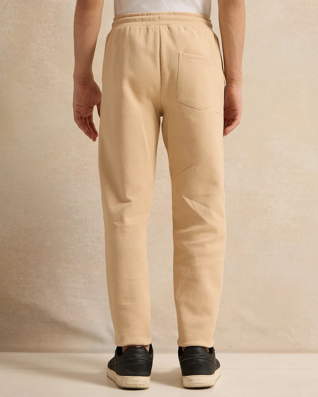 Senior Boys Beige Cut & Sew Active Pants sold by Redtag product image thumbnail 3