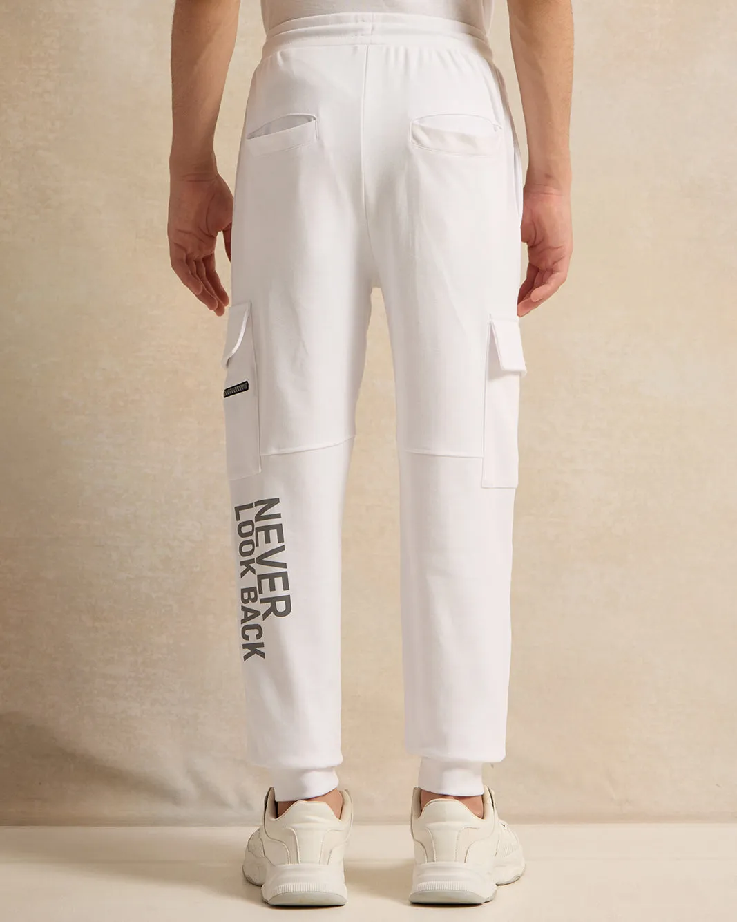 Senior Boys White Cargo Active Pants sold by Redtag product image thumbnail 3