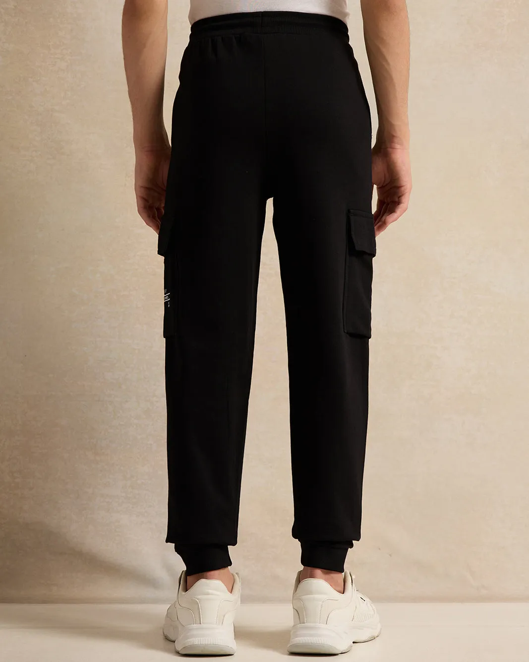 Senior Boys Black Cargo Active Pants sold by Redtag product image thumbnail 3