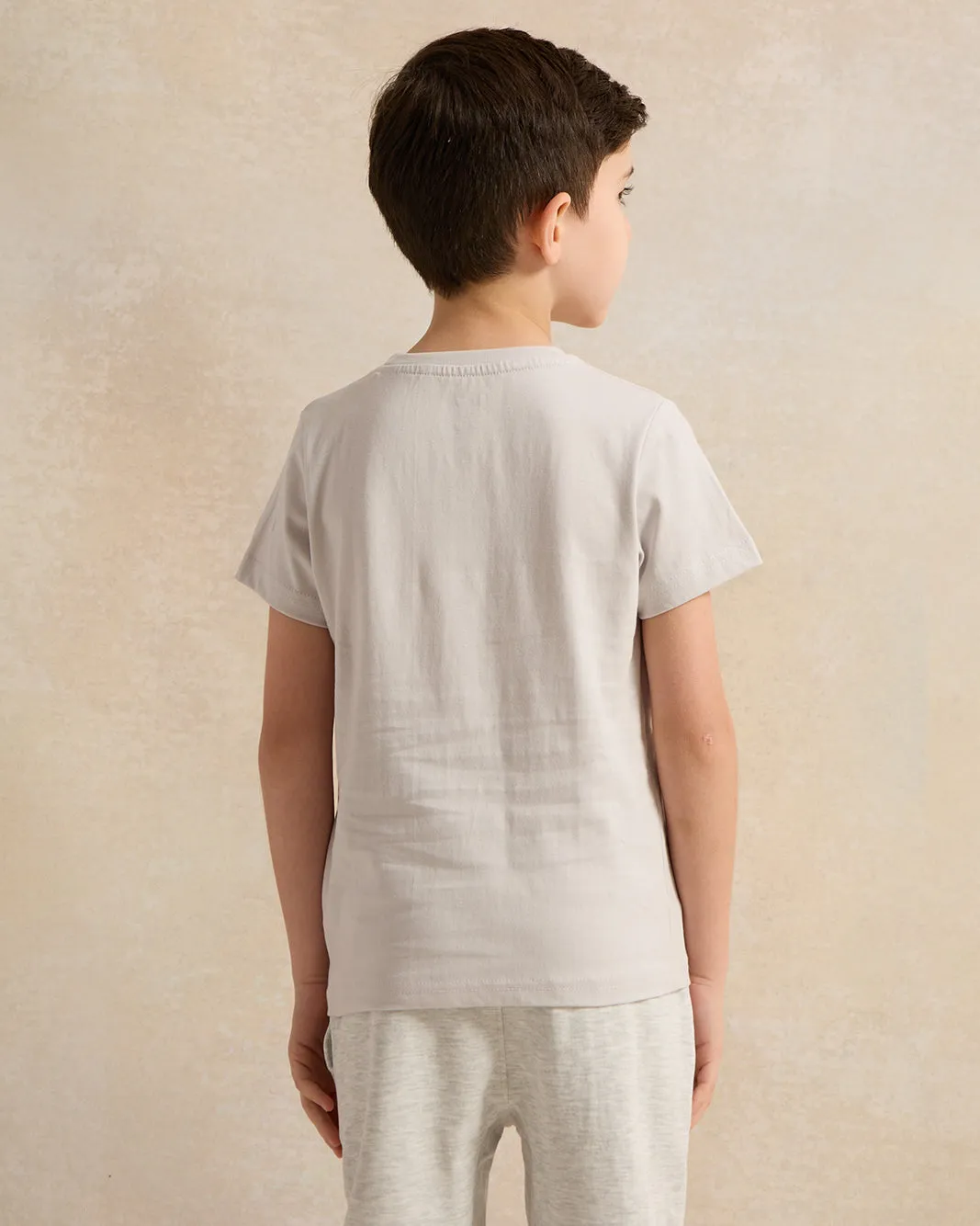 Boys Grey 360 Flip Print T-Shirt sold by Redtag product image thumbnail 3