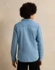Senior Boys Blue Denim Shirt With Black T-Shirt Set (2 Piece) sold by Redtag