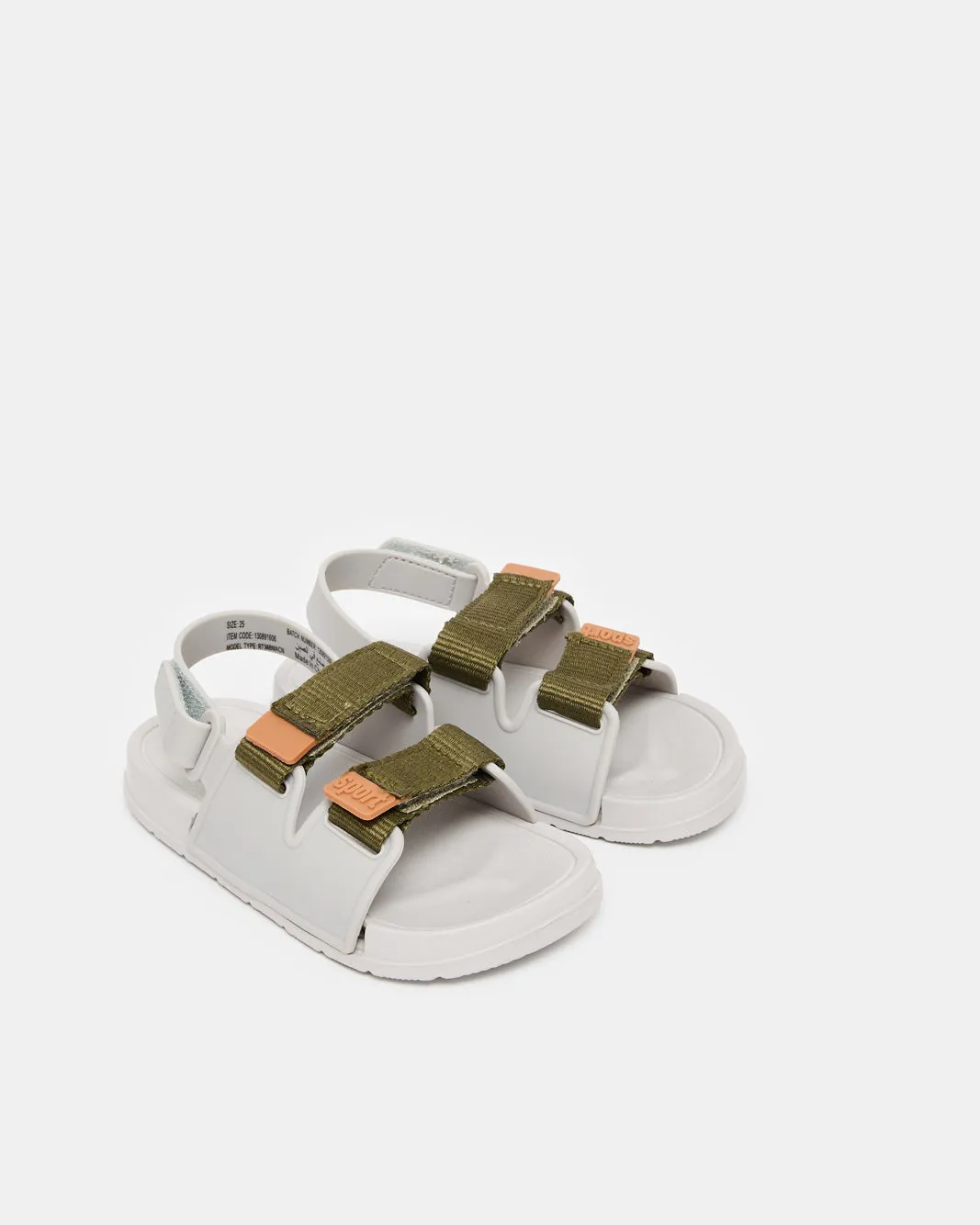 Boys Grey Molded Slide With Backstrap sold by Redtag product image thumbnail 2