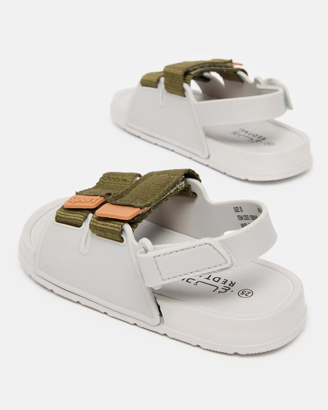 Boys Grey Molded Slide With Backstrap sold by Redtag product image thumbnail 4