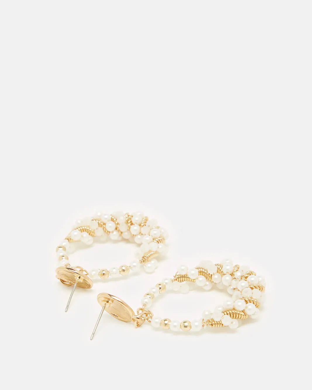 Women Gold Embellished Earring sold by Redtag product image thumbnail 3