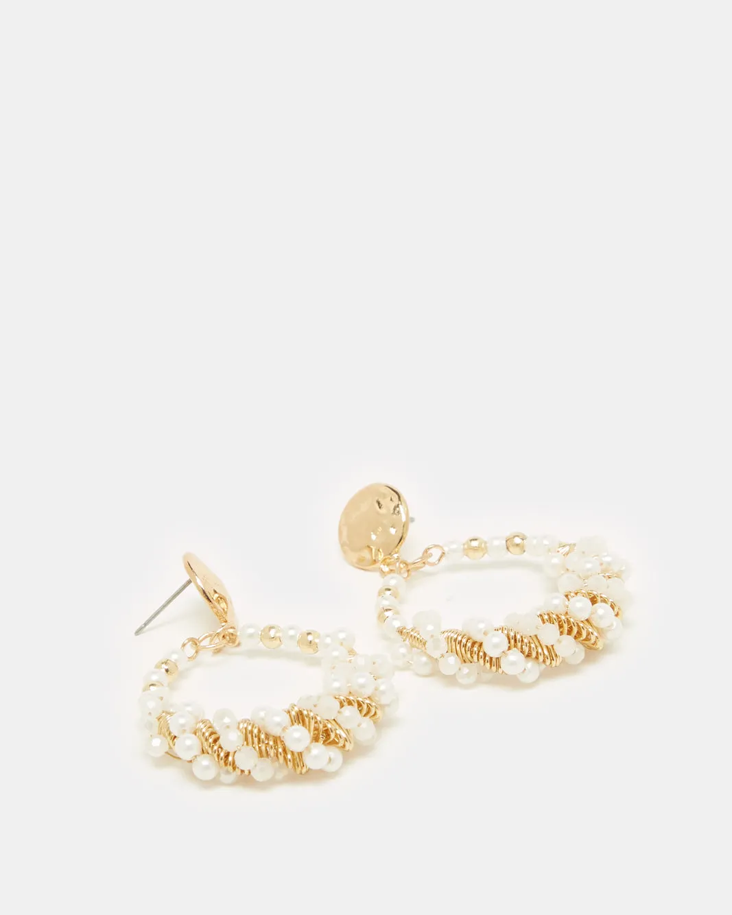 Women Gold Embellished Earring sold by Redtag product image thumbnail 2