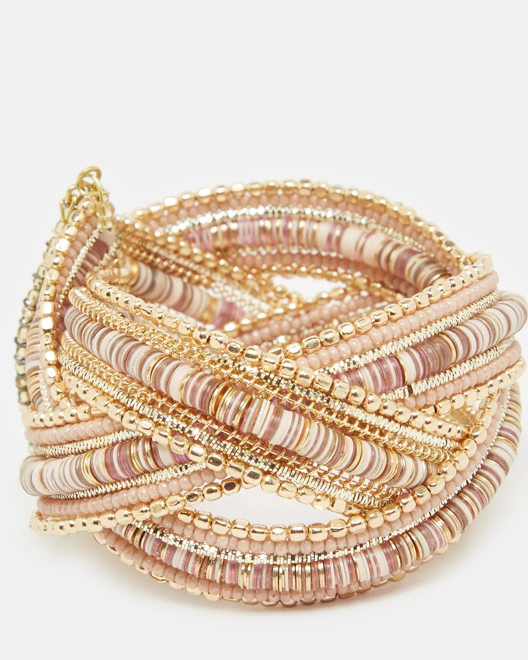 Women Gold Embellished Cuff sold by Redtag product image thumbnail 4
