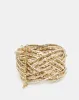 Women Gold Embellished Cuff sold by Redtag