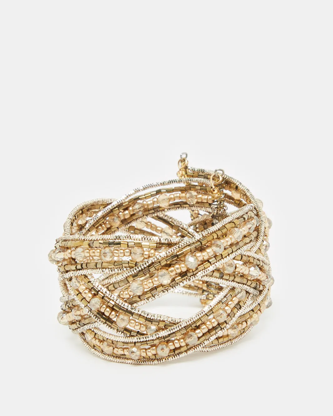 Women Gold Embellished Cuff sold by Redtag product image thumbnail 2