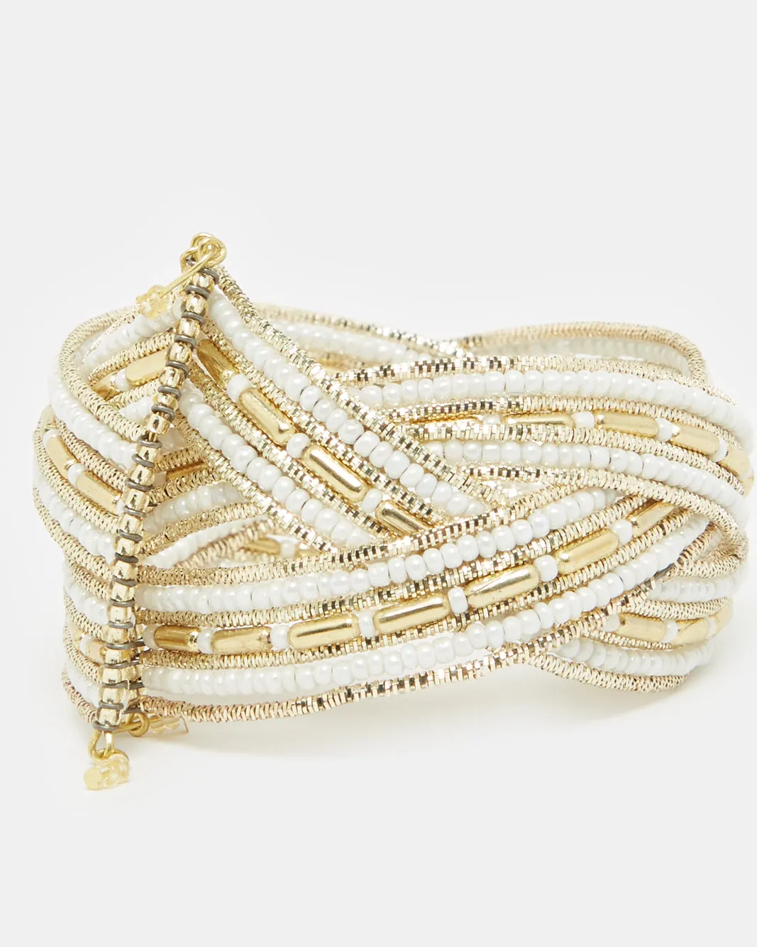 Women Gold Embellished Cuff sold by Redtag product image thumbnail 4