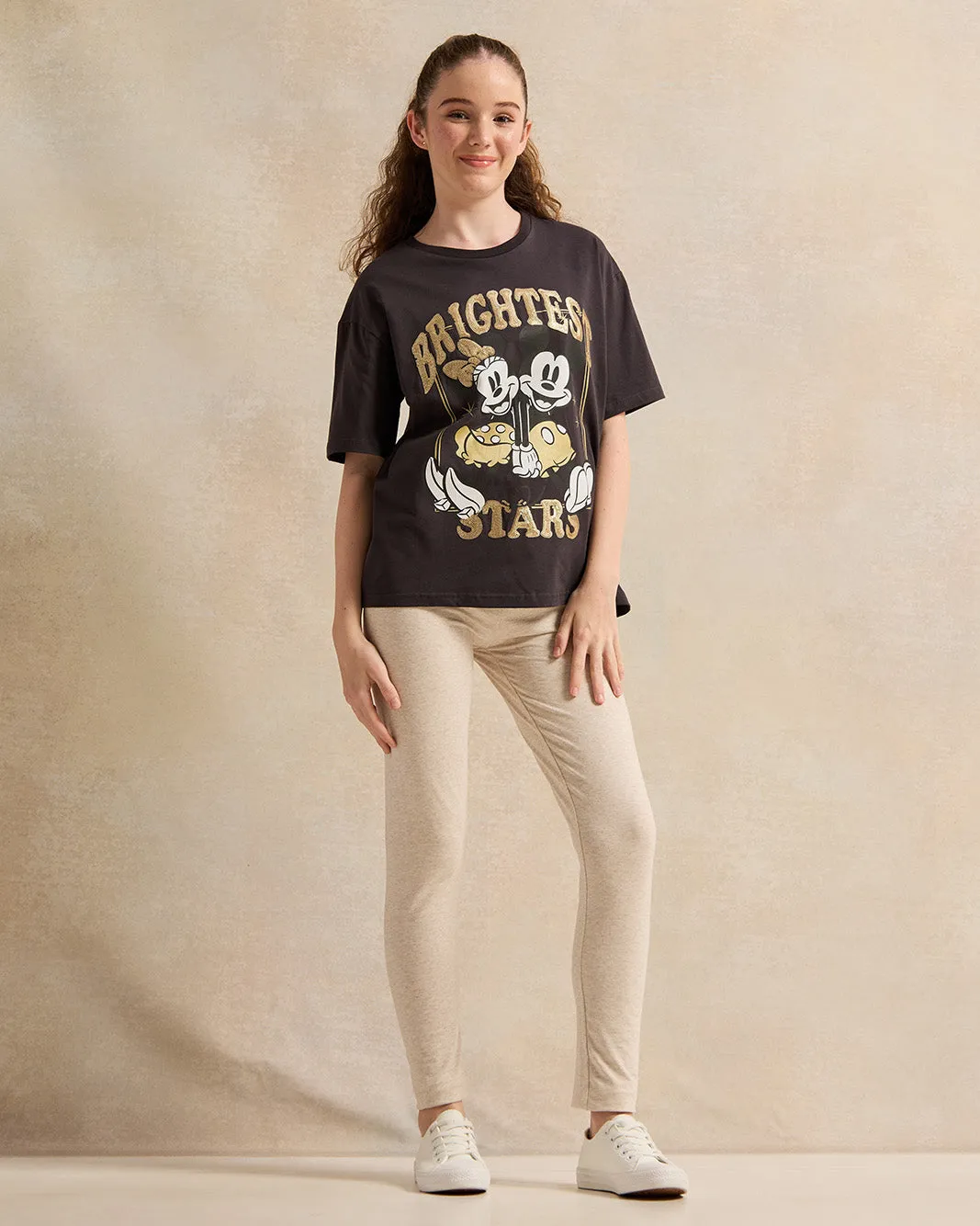 Senior Girls Charcoal Minnie Mouse Top sold by Redtag product image thumbnail 2