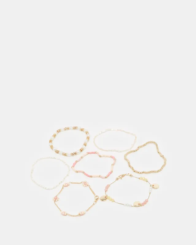 Women Gold Embellished Bracelets sold by Redtag