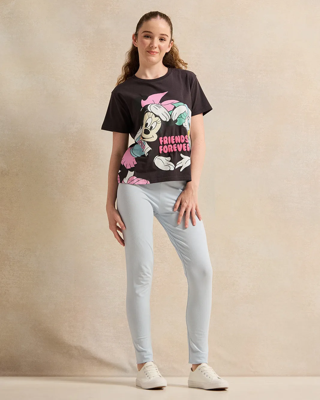 Senior Girls Blue Basic Leggings sold by Redtag product image thumbnail 2