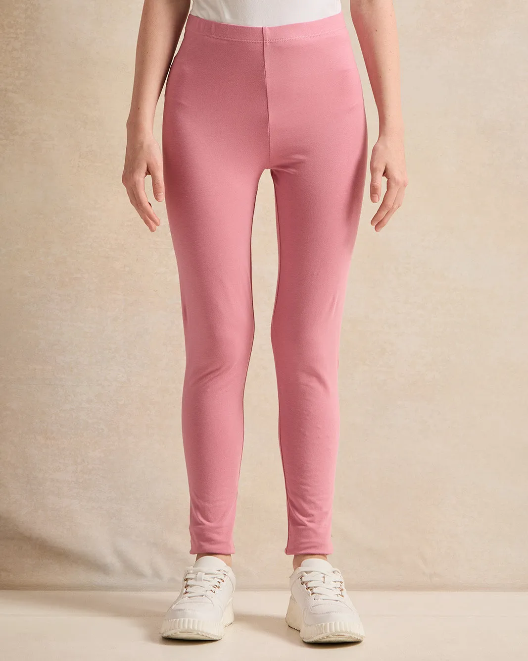 Senior Girls Pink Basic Leggings sold by Redtag