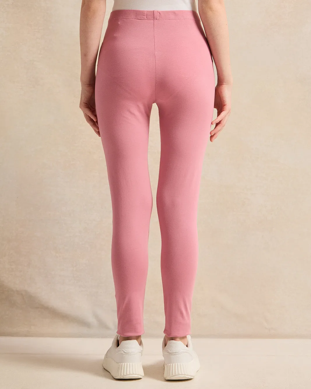 Senior Girls Pink Basic Leggings sold by Redtag product image thumbnail 3