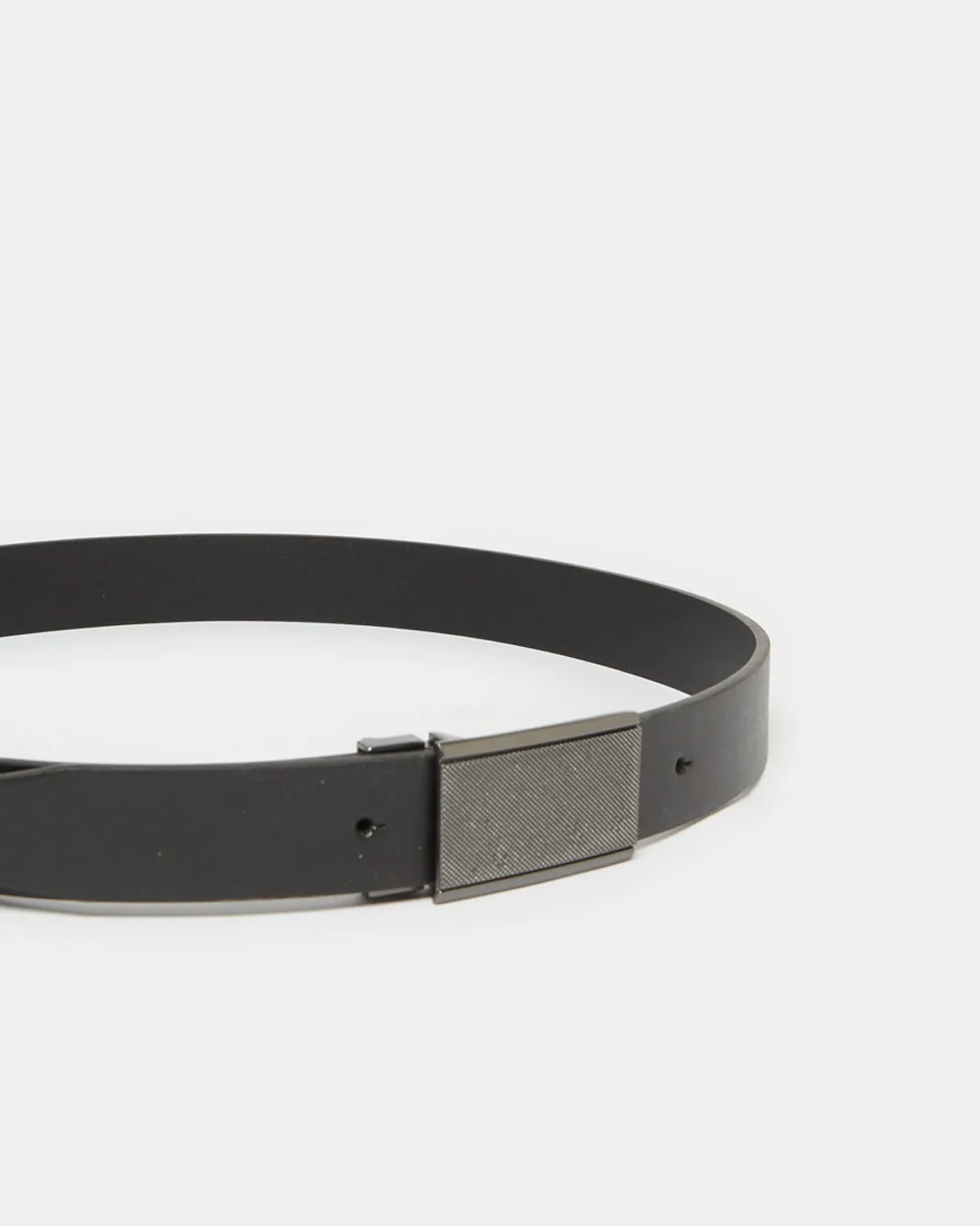 Men Black Buckle Belt sold by Redtag