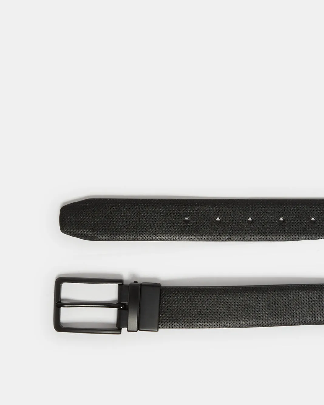 Men Black And Navy Belt With Twist Buckle sold by Redtag product image thumbnail 2