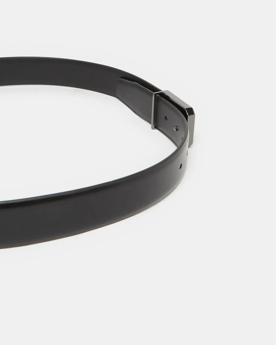 Men Black Solid Belt sold by Redtag product image thumbnail 3