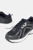Senior Boys Black Colour Block Trainers sold by Redtag