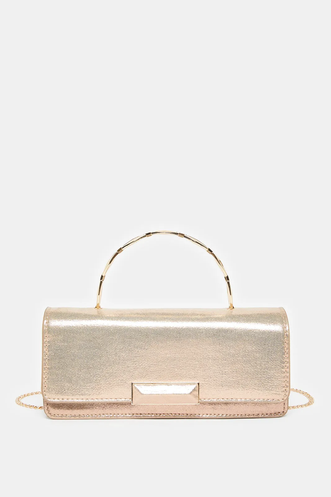 Women Gold Embellished Evening Bag sold by Redtag