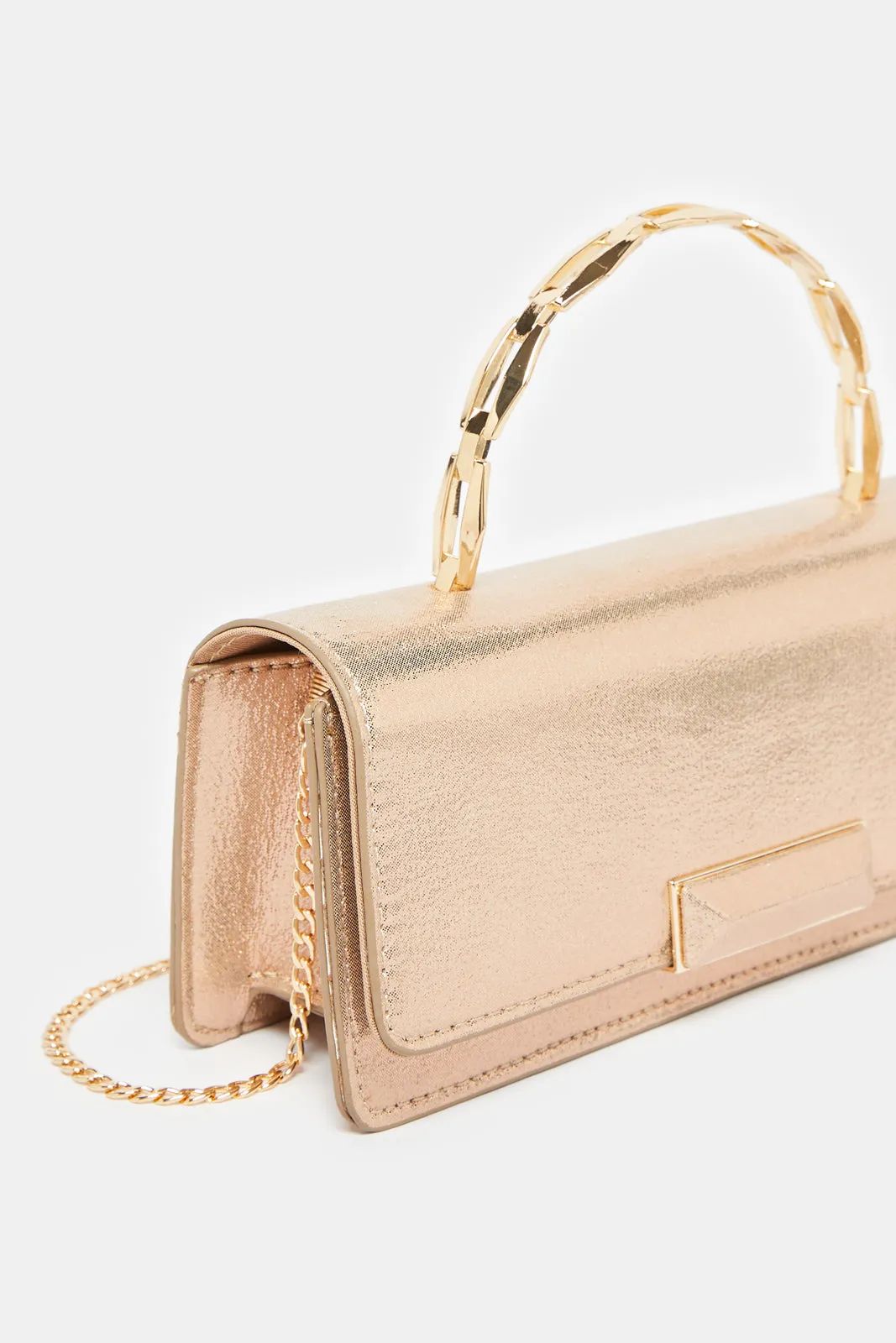 Women Gold Embellished Evening Bag sold by Redtag product image thumbnail 3