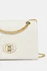 Women White Quilted Messenger Bag sold by Redtag