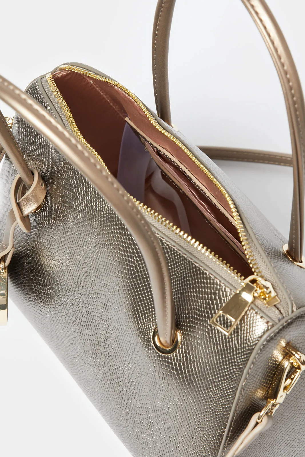 Women Gold Embellished Day Bag sold by Redtag product image thumbnail 4