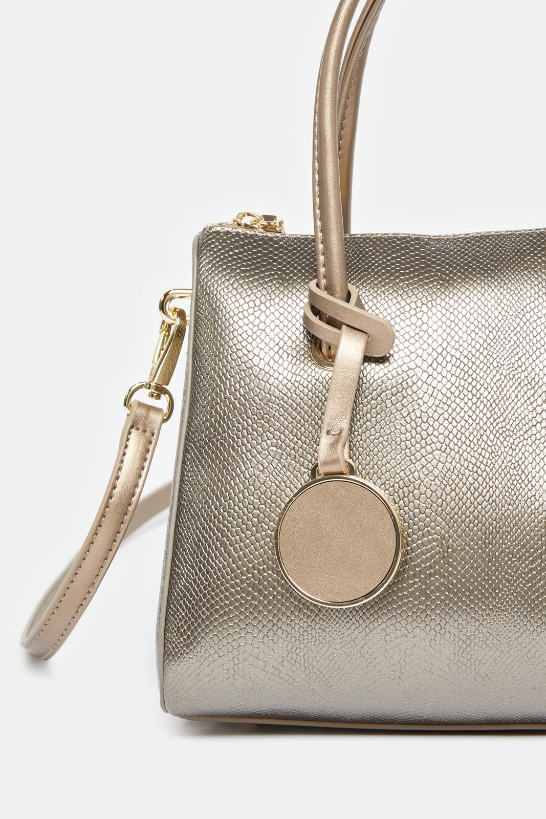 Women Gold Embellished Day Bag sold by Redtag product image thumbnail 3