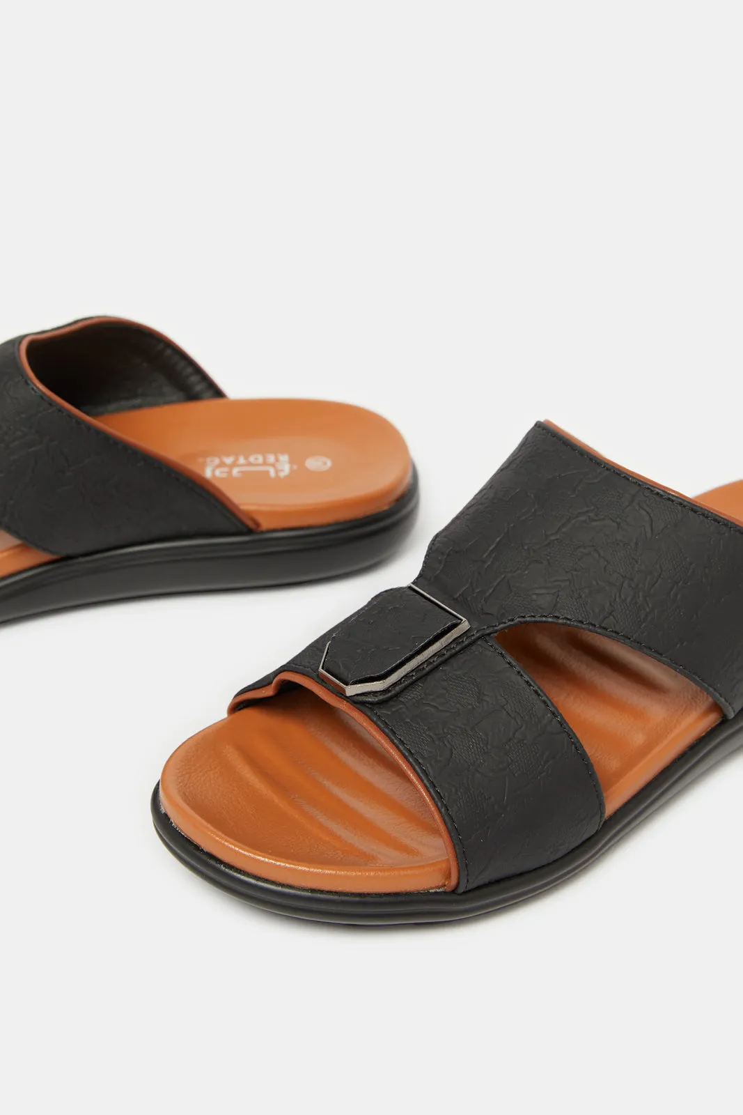 Senior Boys Black Traditional Sandals sold by Redtag product image thumbnail 3