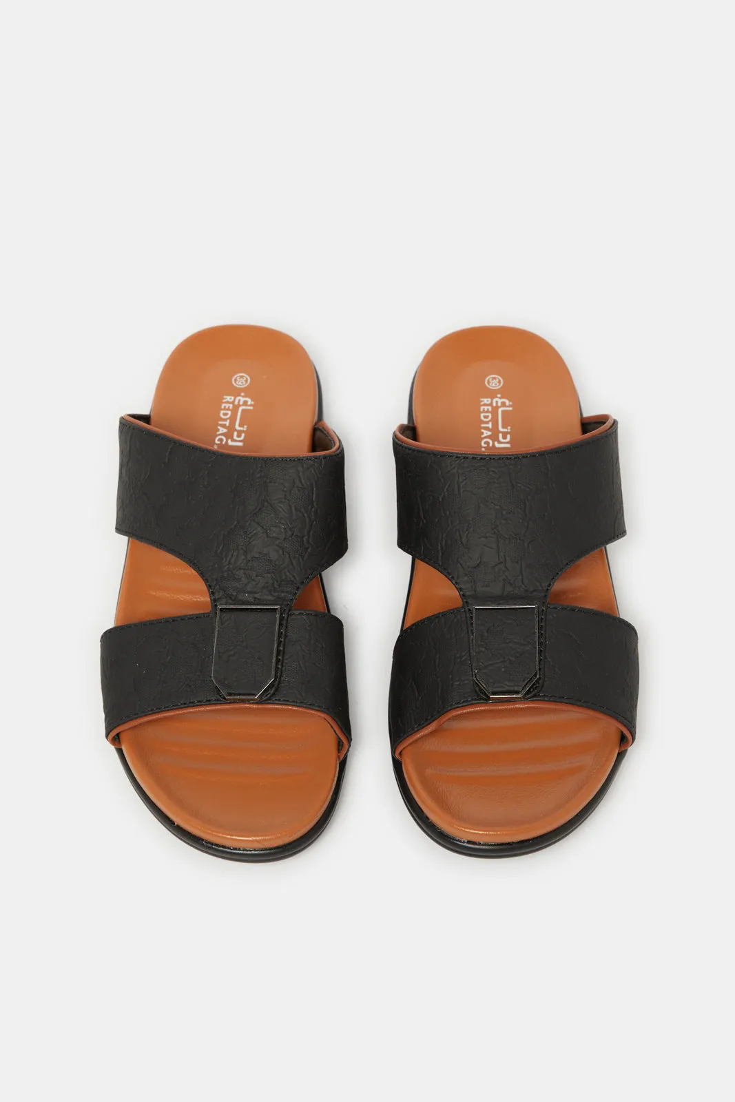 Senior Boys Black Traditional Sandals sold by Redtag product image thumbnail 2