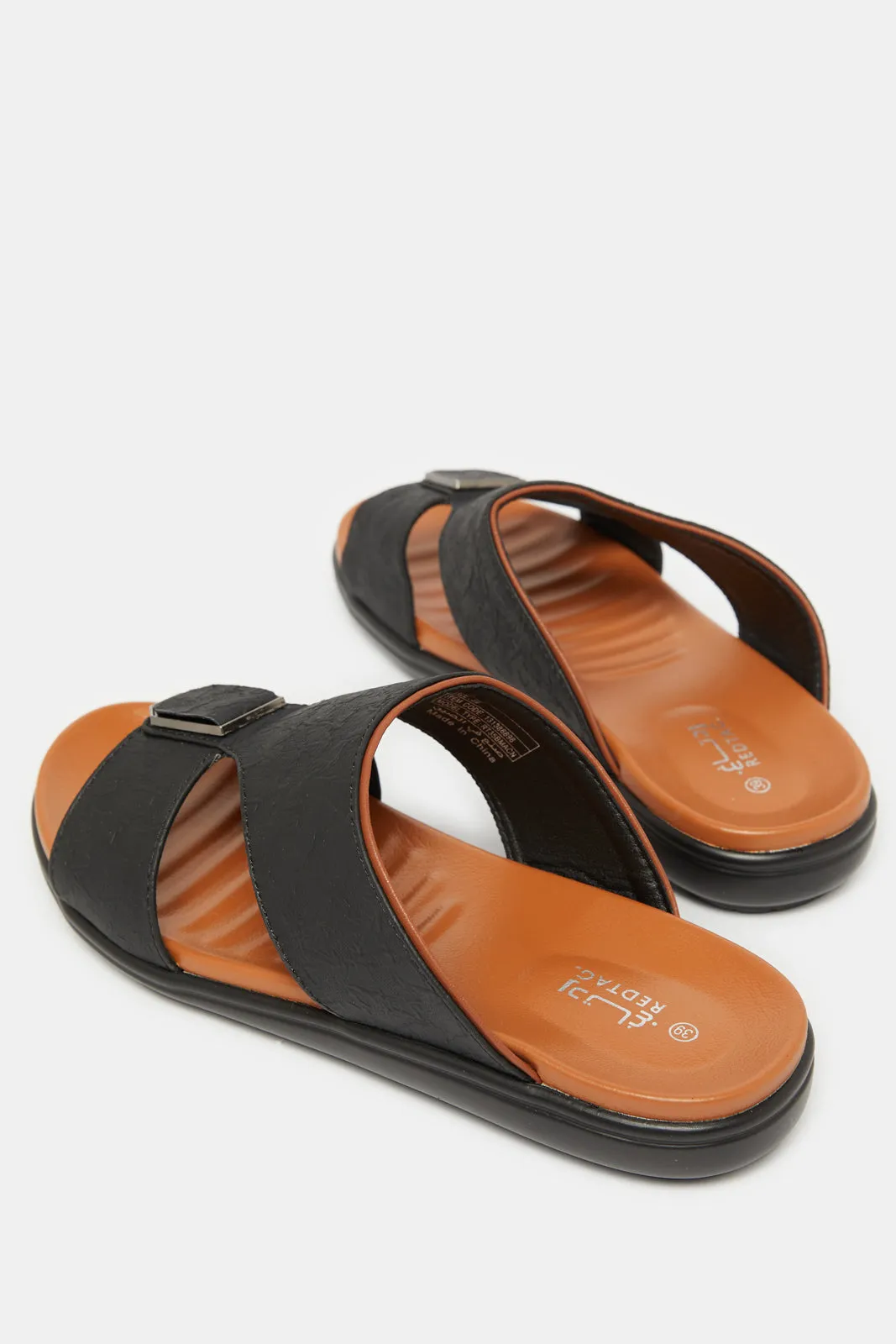 Senior Boys Black Traditional Sandals sold by Redtag product image thumbnail 4