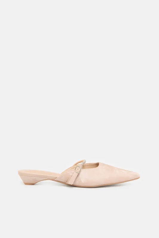 Women Pink Embellished Mule sold by Redtag