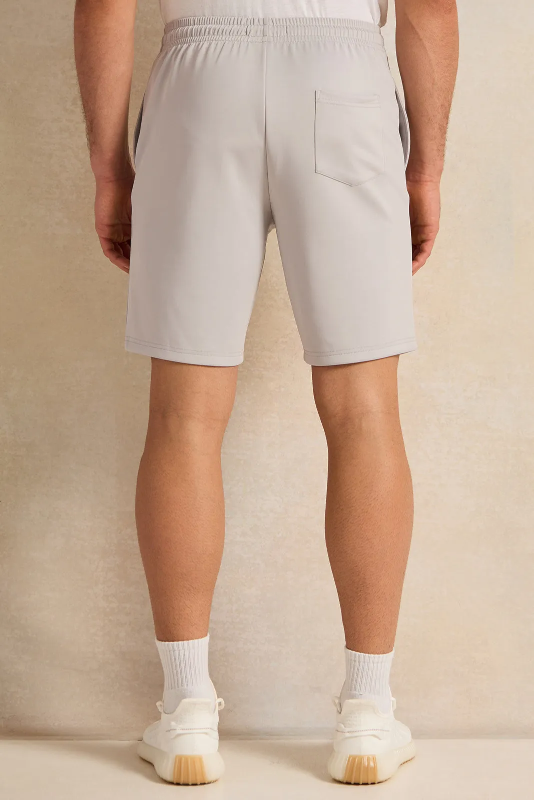 Men Grey Active Shorts sold by Redtag product image thumbnail 3