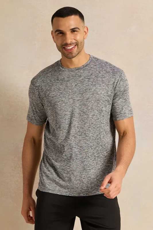 Men Grey Printed T-Shirt sold by Redtag