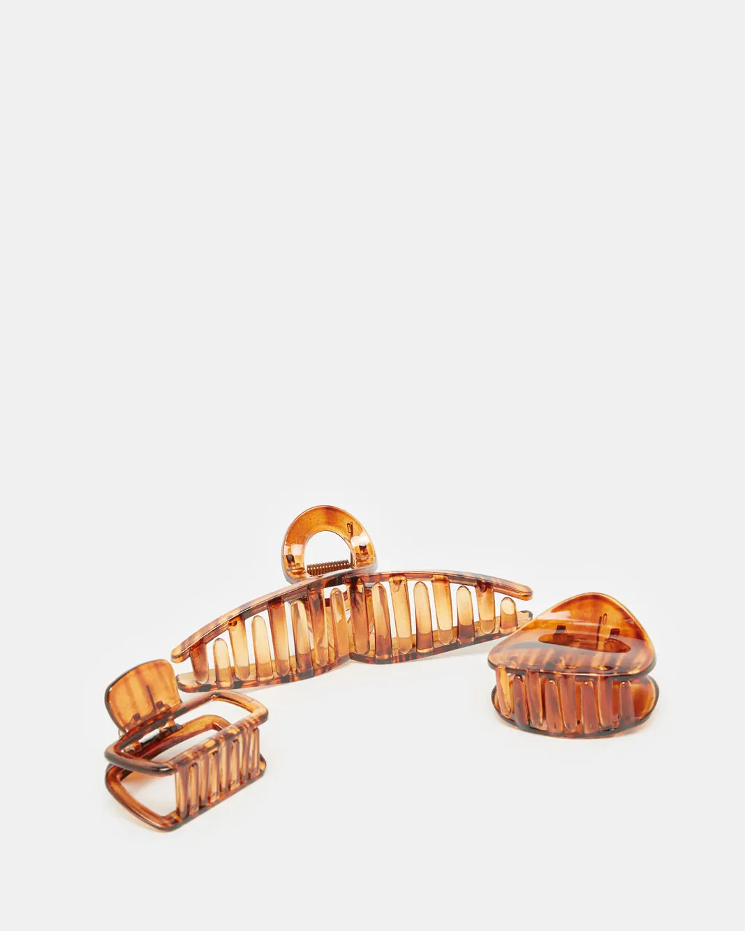 Women Brown Print Hair Clip Set (Pack of 3) sold by Redtag