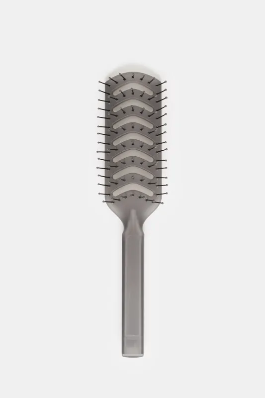 Women Black Wet Hair Brush sold by Redtag